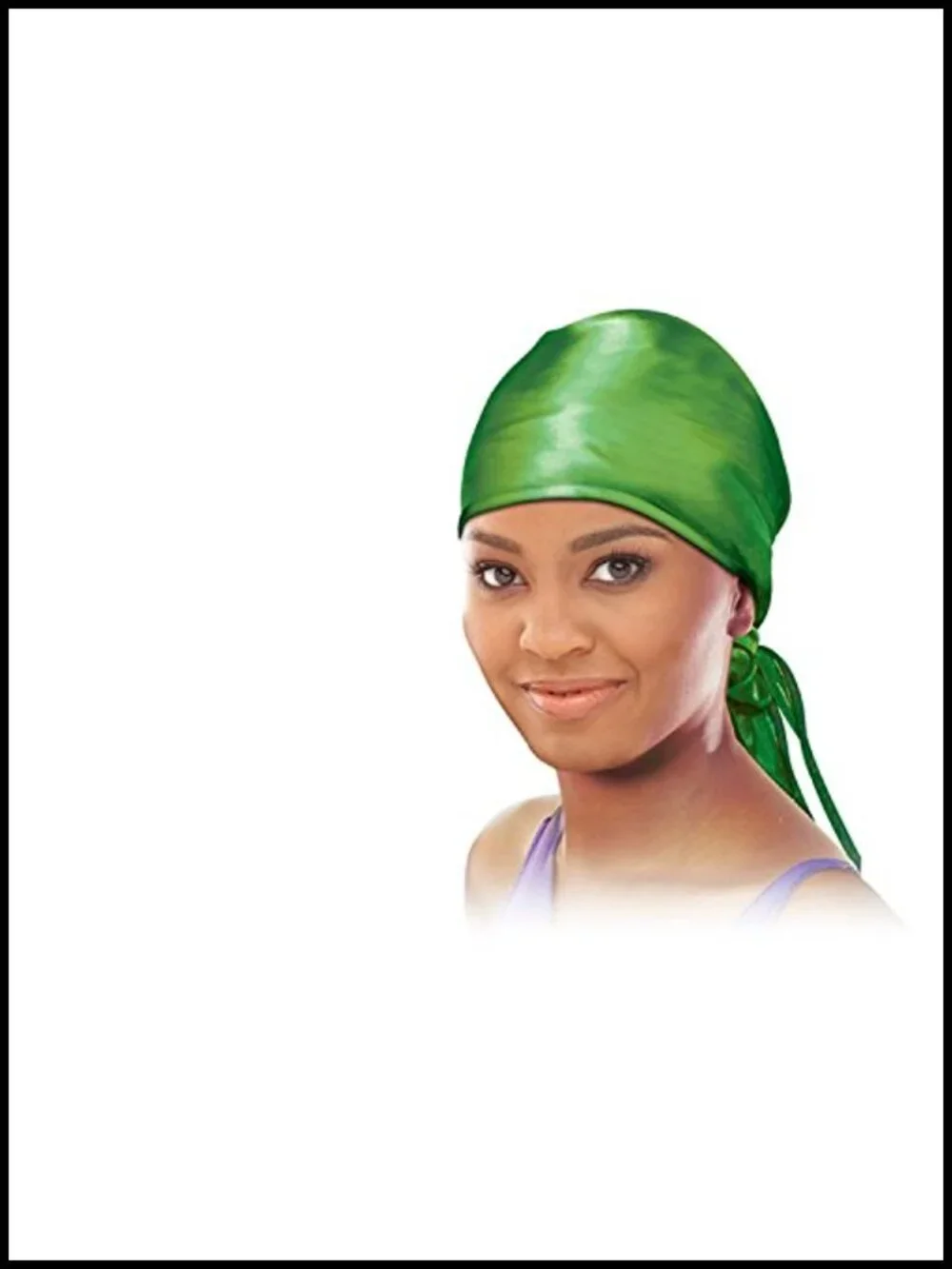 Satin Hair Wrap Head Scarf Triangle Tie for Sleeping and Styling
